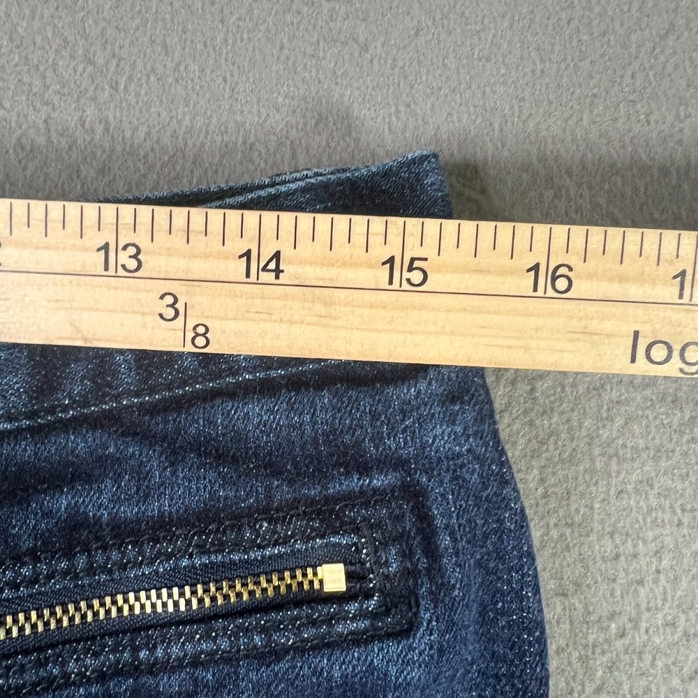 Lauren Jeans Ralph Lauren Womens Blue 8 (30x29.5) Slim Denim Wash Zip Pockets - Picture 4 of 11